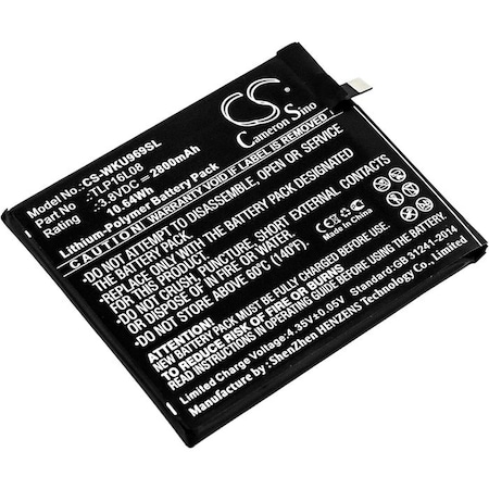 Bsc Preferred Wiko 9692 U Feel Prime Mobile Phone Replacement Battery CS-WKU969SL
